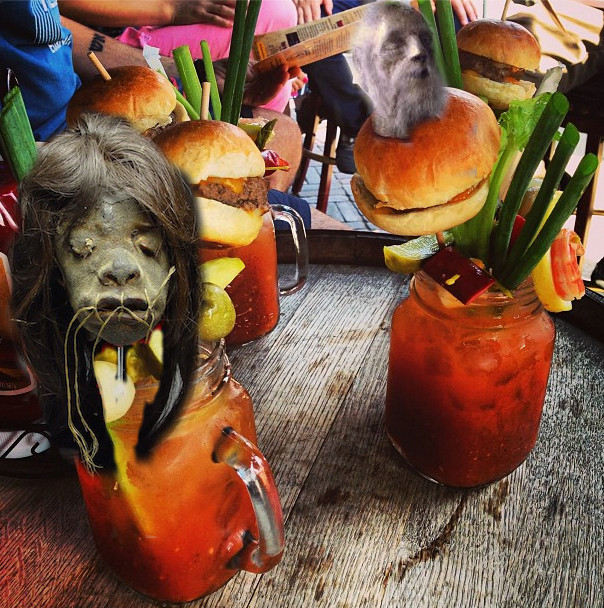 Head of the Class Bloody Mary at the Brunch Alibi 