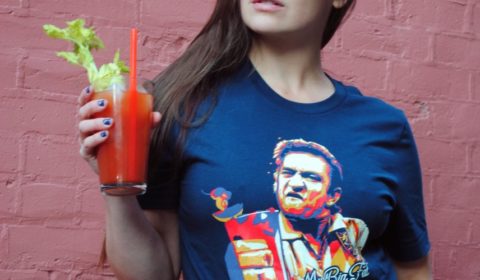 Bloody Mary Johnny Cash T shirt